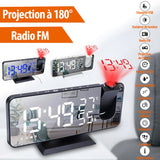 Radio-réveil à projection numérique LED au plafond - Livraison Offerte