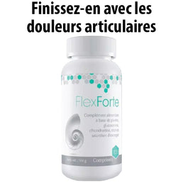 FlexForte - Complémentaire à base de plantes - pour en finir avec les douleurs articulaires - 180 gélules - Livraison Offerte