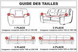 Housses extensibles pour fauteuils et canapés (Vu à la TV)