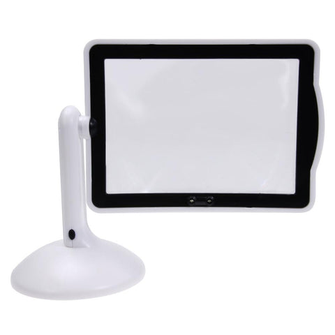 Loupe de lecture de bureau rotative avec lumière LED intégrée - Livraison Offerte