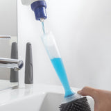 Brosse WC anti bactérien avec distributeur de savon - Livraison offerte