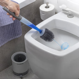 Brosse WC anti bactérien avec distributeur de savon - Livraison offerte