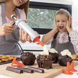 Machine à biscuit et douille pâtissière 2-en-1 - Livraison Offerte