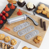 Machine à biscuit et douille pâtissière 2-en-1 - Livraison Offerte